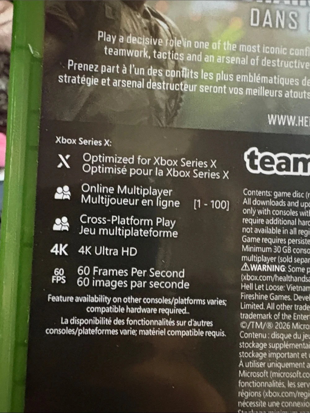 “Hell🪖Let Loose Vietnam” Xbox “📀Online Only”Videogame🎮